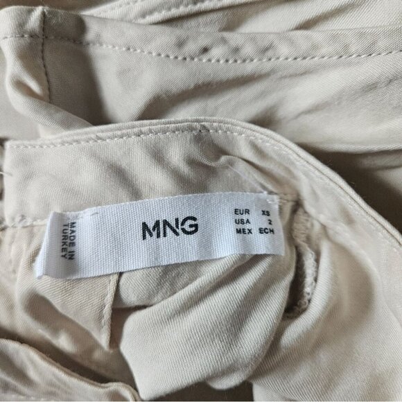 Mango Sleeveless High Neck Beige Tank - Picture 3 of 3